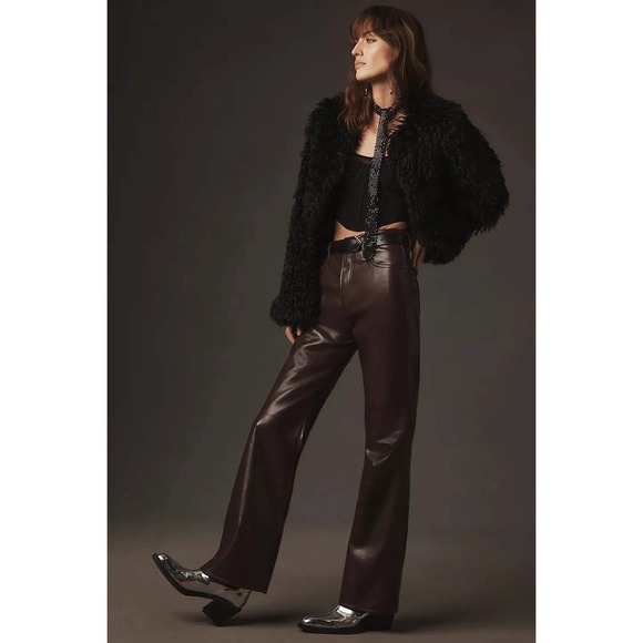 Citizens of Humanity Lilah High-Rise Recycled Leather Bootcut Pants
Sz 30 Brown - Picture 4 of 11